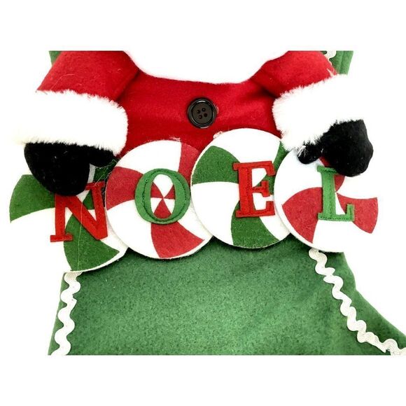 3D Santa Noel Christmas Holiday Stocking 17" Christmas Eve Santa's Best NEW - Picture 8 of 9